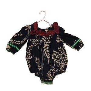 Pink Chicken Dress (6-2 Months) Deep Navy Color